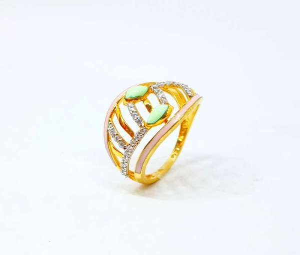 SPL LADIES CAST RING 18kt Latest Yellow Gold Ring