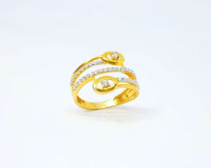 Enticing Gold Couples Ring