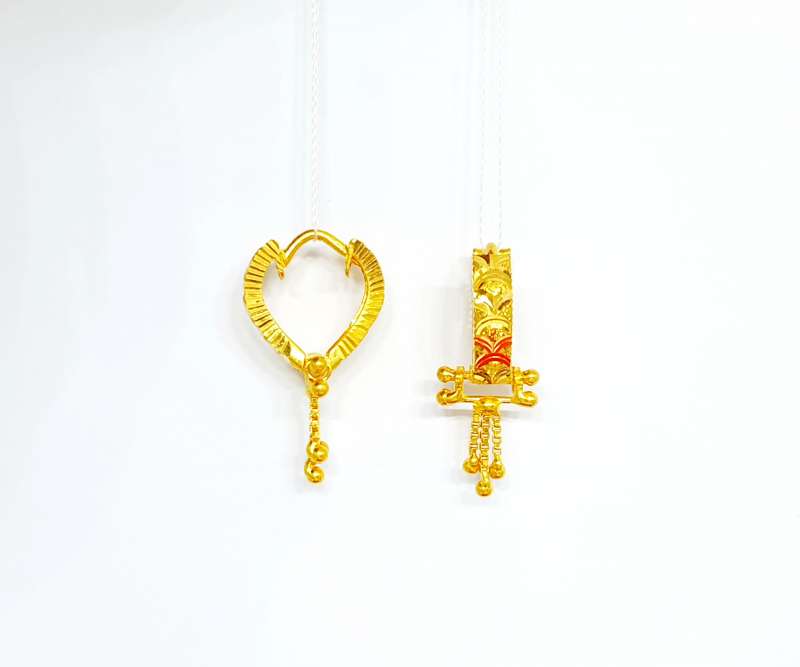 Daily wear light weight gold earrings designs - Simple Craft Idea-calidas.vn