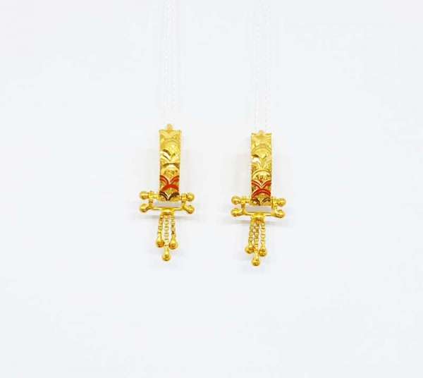 Gold Earrings Designs Daily Wear