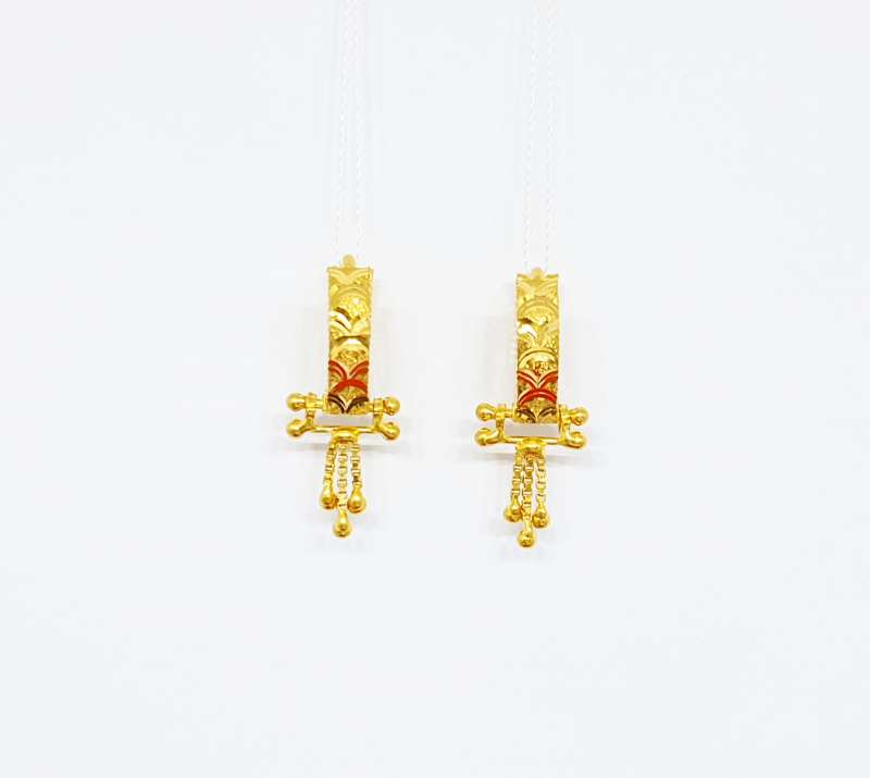 daily wear gold earring design.//with weight-2022. - YouTube-calidas.vn
