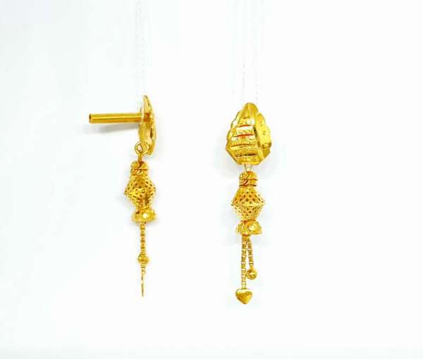 Splendid Gold Jhala Earrings