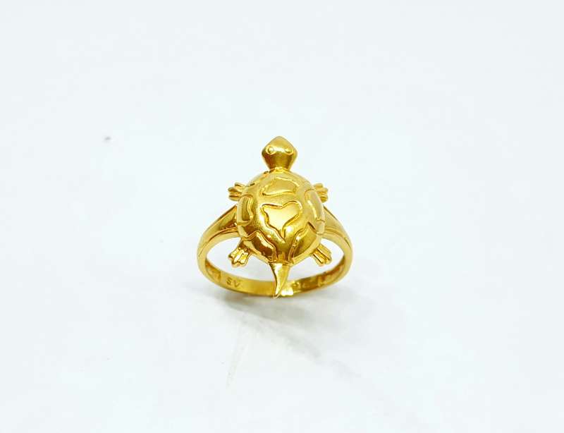 DzineTrendz Gold Plated Good Luck Kachua Tortoise Finger Ring Men Women –  Welcome to Rani Alankar