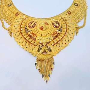Gold Indian Wedding Necklace Design