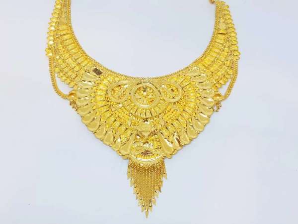 Gold Indian Wedding Necklace Design