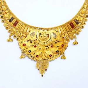 Golden Ladies Gold Plated Necklace