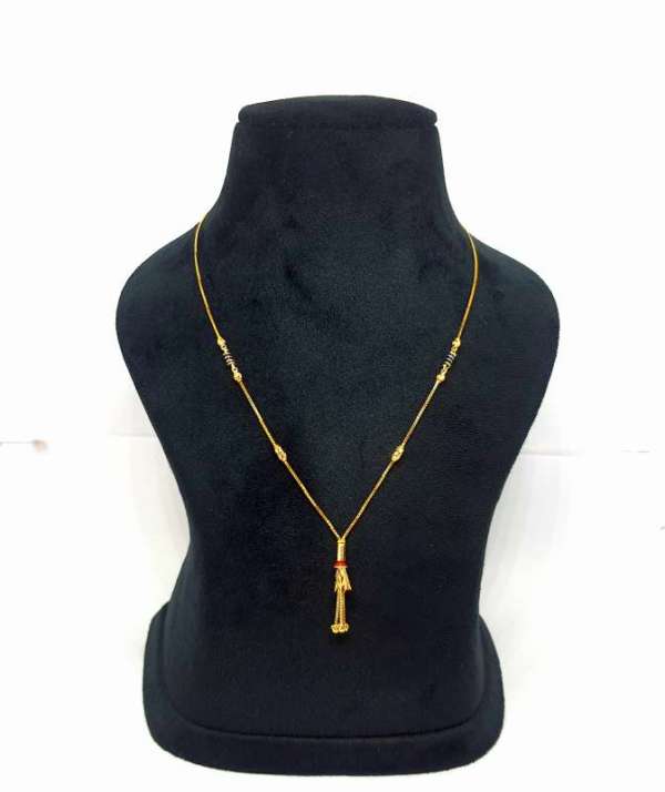 Fancy Gold Ladies Chain by Rani Alankar Jewellers
