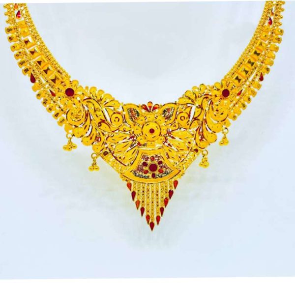 Gold Wedding Necklace Set