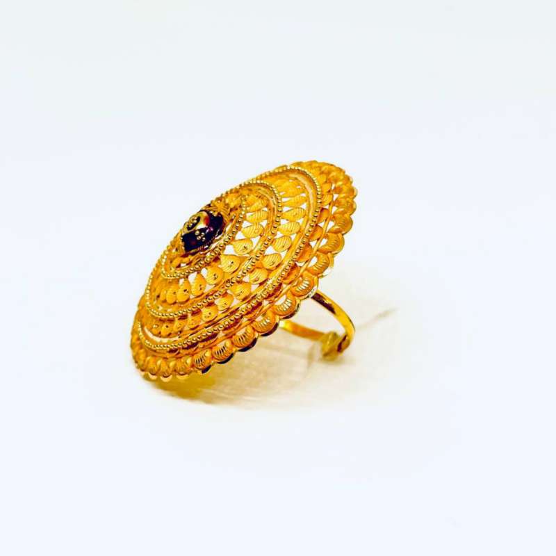 Glistening Delight Umbrella Gold Ring