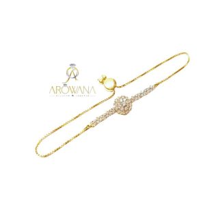 14KT Yellow Gold and Diamond Bracelet for Women