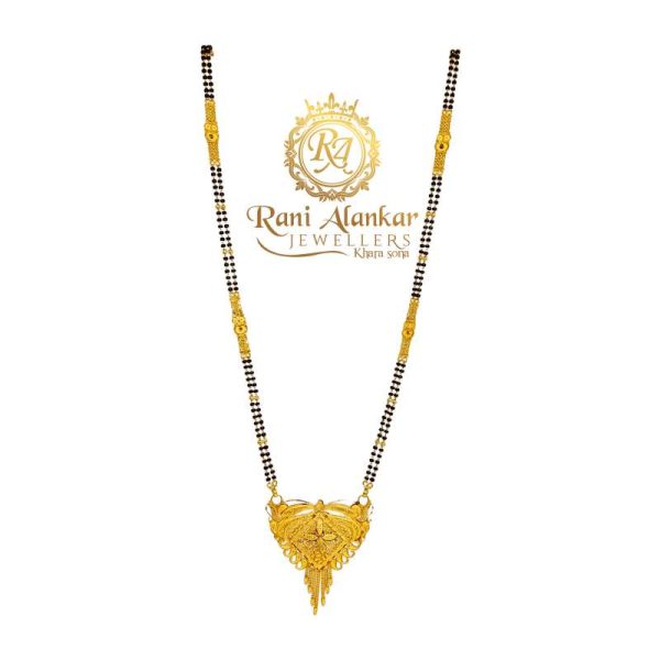 Traditional Black Bead Gold Mangalsutra