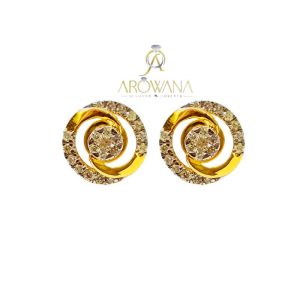 Solitaire Jewellery, Earrings with Diamond