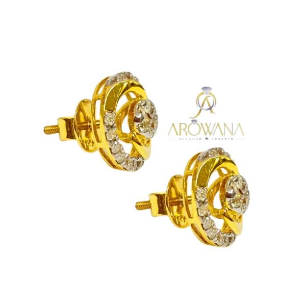 Solitaire Jewellery, Earrings with Diamond