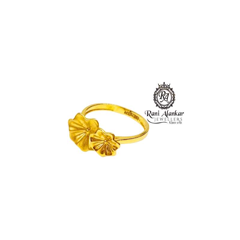 Beautiful Rose Gold Flower Diamond Ring Design - JD SOLITAIRE