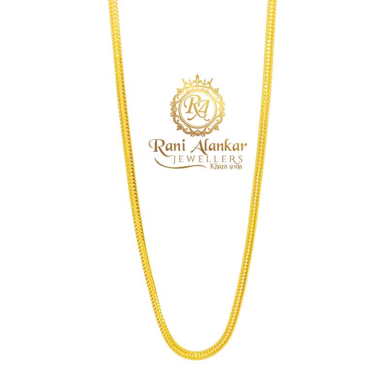 Gold Chain 22kt Hallmark Chain for Men – Welcome to Rani Alankar