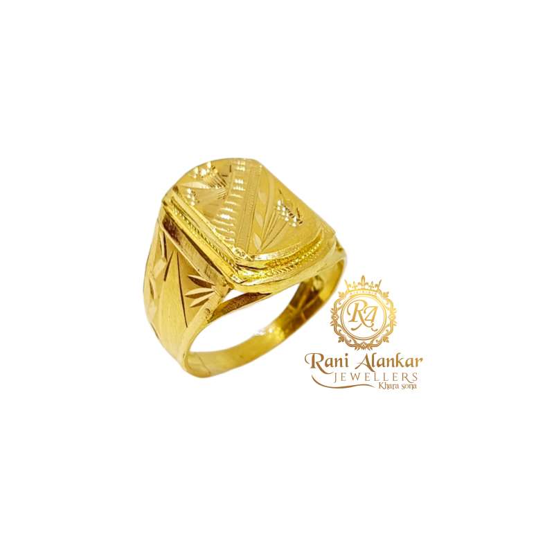 Latest light weight Gold Ring Designs with weight and Price - YouTube