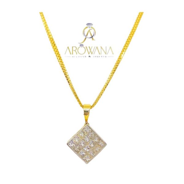 Real Diamond Pendant Without Chain
