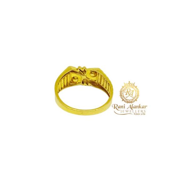 Depp Gold Fancy Ring for Men,s