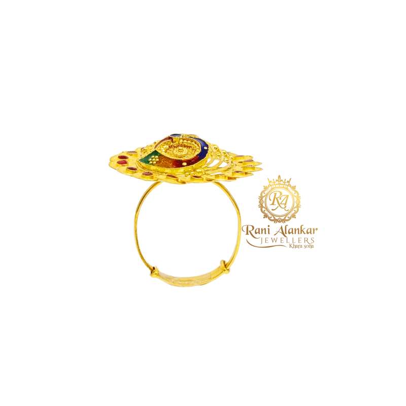 The Jafri Storeyed Gold Ring