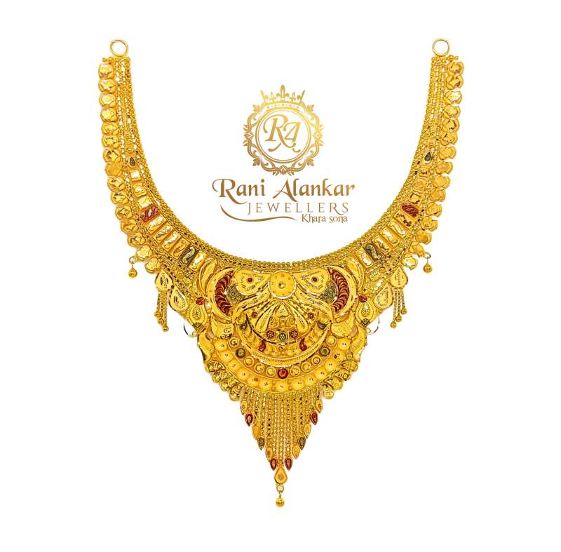 SPE Gold - Latest Light Weight Wedding Gold Necklace Designs