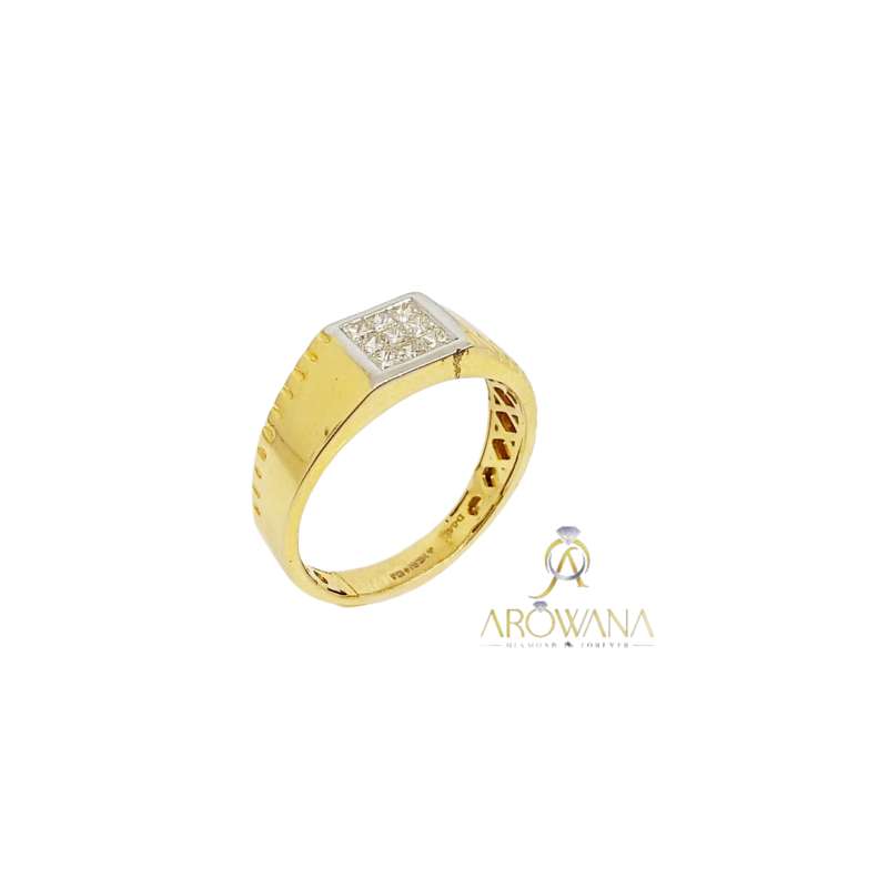 Polished Men's Diamond Ring | Certified Diamond Rings – Arya Jewel House