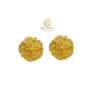 Gold fancy round kaanful Tops 22k purity