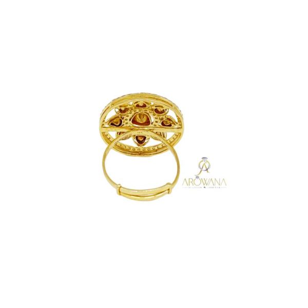 Bhagavathi Reyal Diamonds Gold & Polki Ring