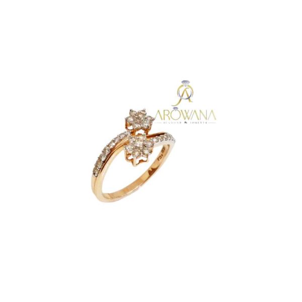 Dazzling Diamond Ring in Rose Gold