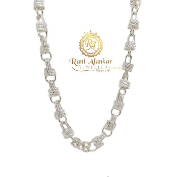 Silver Men's Rope Chain