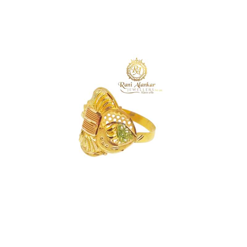 Buy 22Kt Gold Casting Lakshmi Devi Design Ladies Ring 97VL9226 Online from  Vaibhav Jewellers