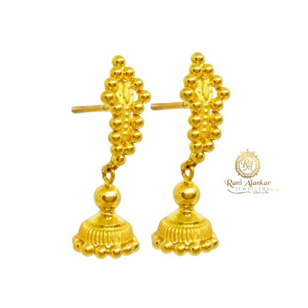 Jagyi Nivara Gold Earrings 22kt
