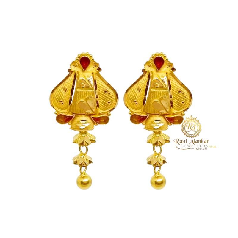 Fancy Gold Earring – Hindi News