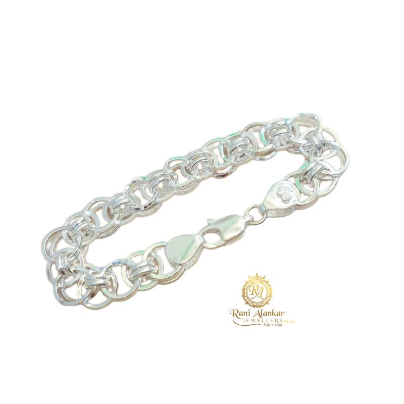 Buy Pretty Infinity Sterling Silver Chain Bracelet by Mannash™ Jewellery