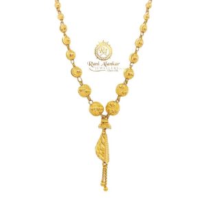 The Aradhya Fancy Gold Matar Mala For Woman's