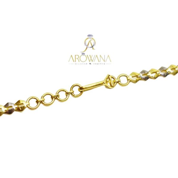 Infinity Teardrop Diamond Necklace in 14KT Yellow Gold