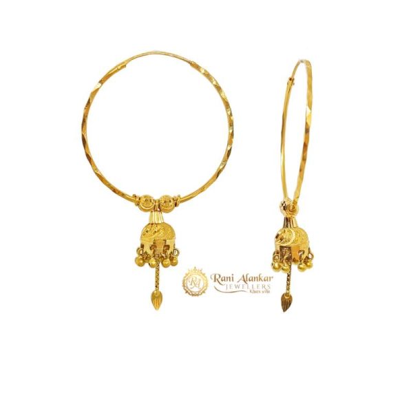 Sleek Traditional Gold Bali in 18kt