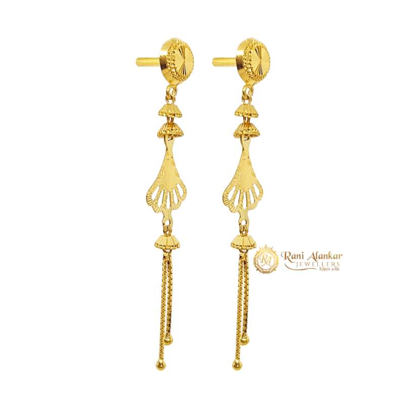 Hearts Dangle & Chandelier Earrings 14K Thai Baht Yellow Solid Fine Gold  Jewelry Women From 2,64 € | DHgate