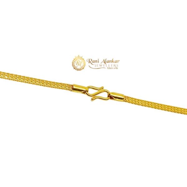 Nawab Collection Stylish Gloden Neck Men Chain