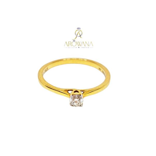 Trine Cluster Diamond Ring