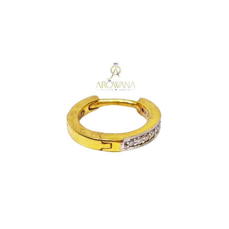 Amazon.com: Titanium 10mm Straight Nose Ring 3mm Round Stone Aqua 20G :  Clothing, Shoes & Jewelry