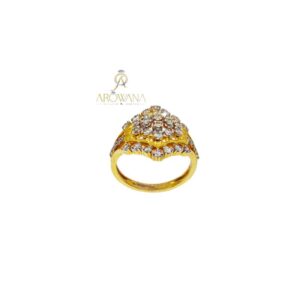 Yellow Diamond Ring Arowana Diamond