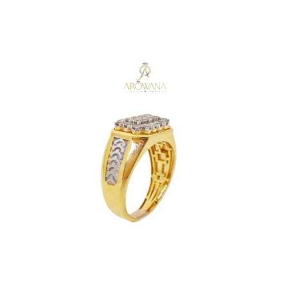 Arowana Diamond Ring for Men