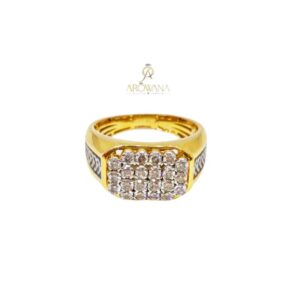 Arowana Diamond Ring for Men