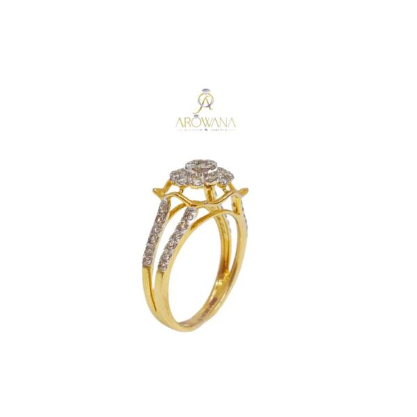 Radiant halo Miracle diamond Ring
