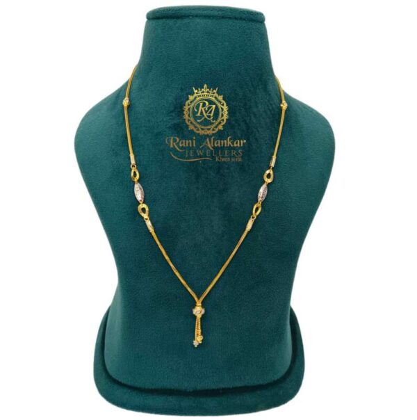 Gold Fancy Chain / Rani Alankar Jewellers 22kt