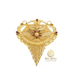 Gold Doubal Kunda Locket / Rani Alankar Jewellers