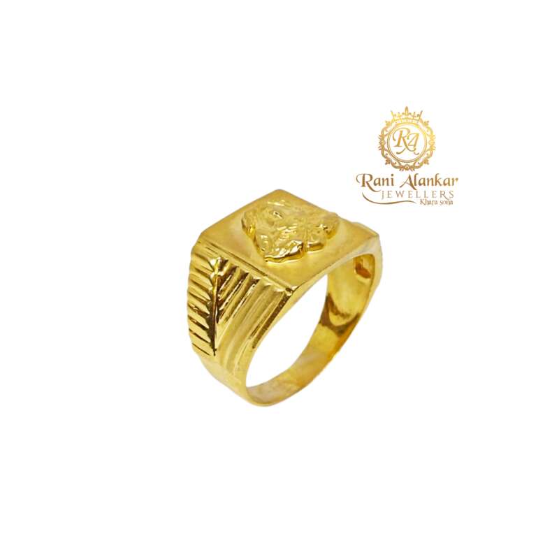 fancy men nugget gold ring in Laheriasarai at best price by Jay Alankar  Jewellers - Justdial