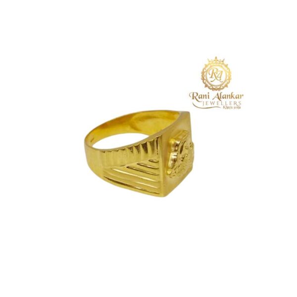 Kalasha Plain Gold Ring / Rani Alankar Jewellers