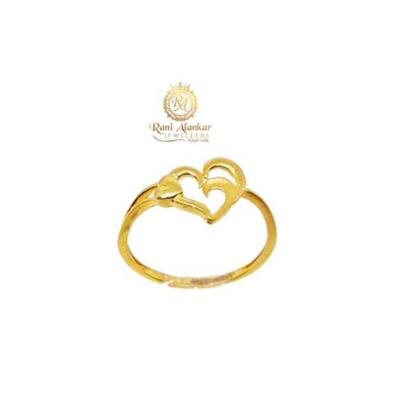 Hard Shap Design Gold Ring Daily Wear / Rani Alankar Jewellers