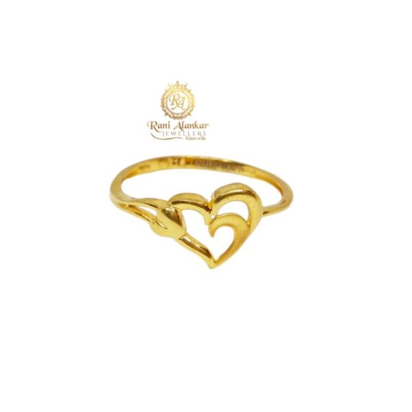 Hard Shap Design Gold Ring Daily Wear / Rani Alankar Jewellers